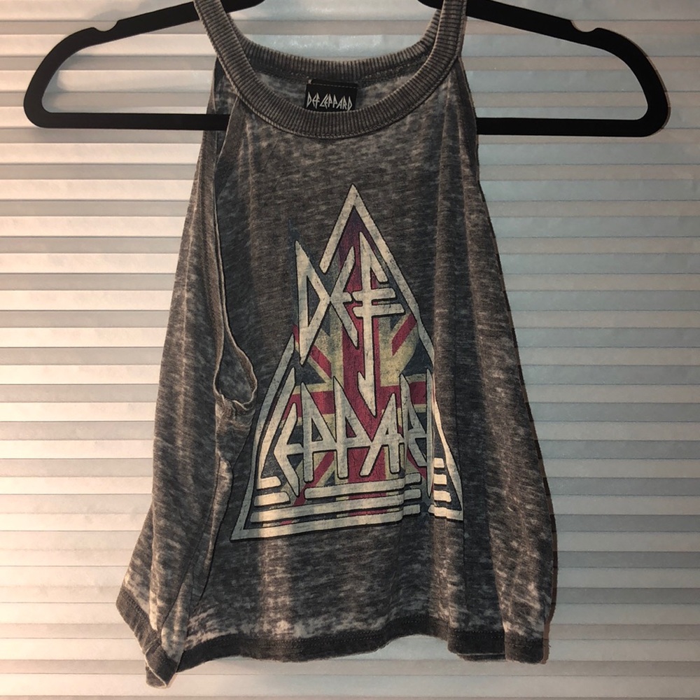 Def Leppard  crop top